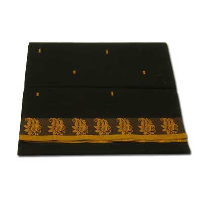 "Village Cotton saree with Thread petu Buta -SLSM-67 - Click here to View more details about this Product